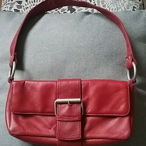 Red Wilson's Leather Maxims Purse